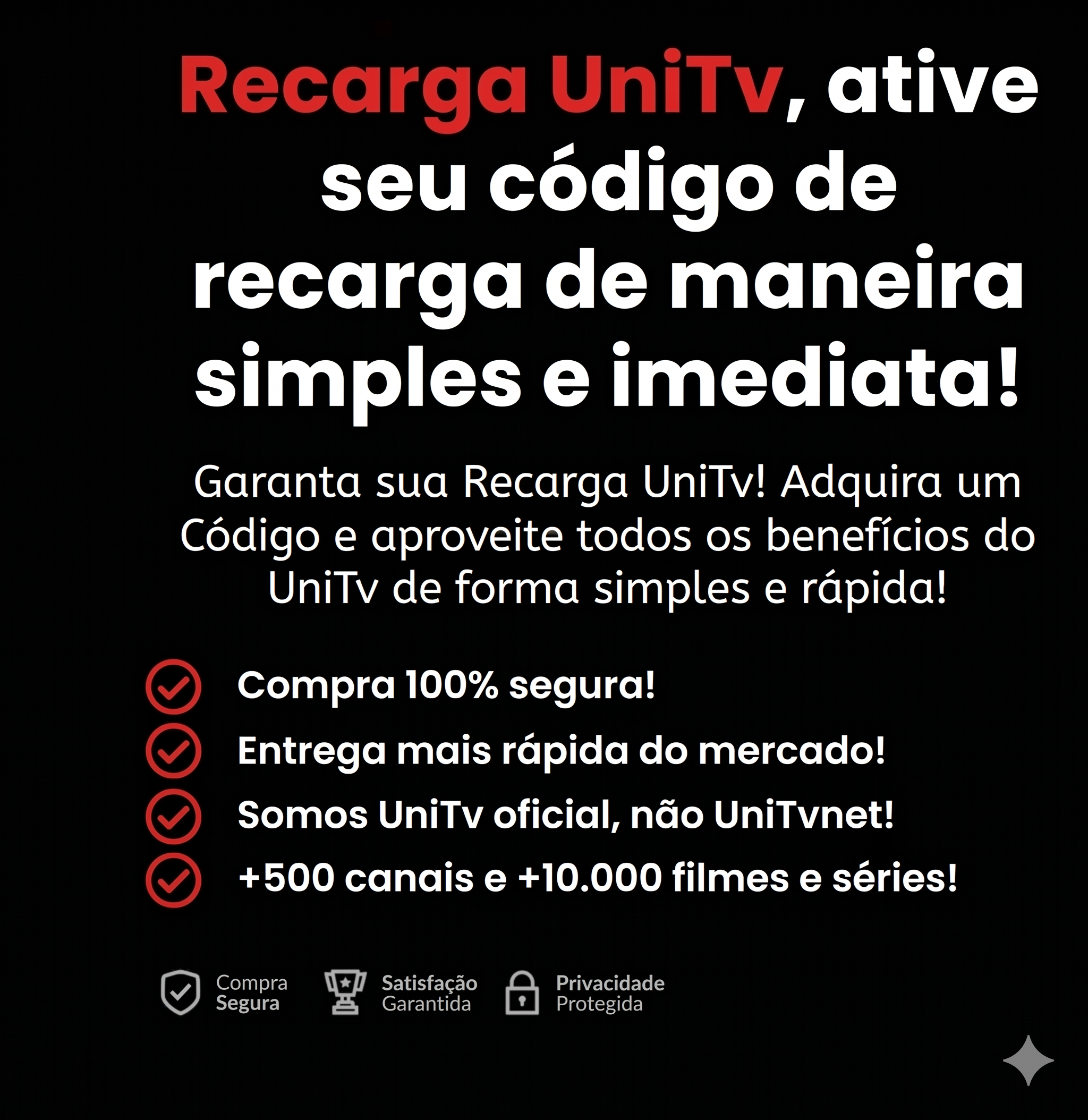 Por que escolher a DG Recargas